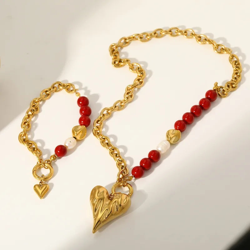 Red + pearl